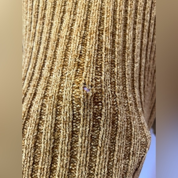 ⚫️ BOGO Jachs Girlfriend mustard yellow long sleeve sweater womens size small - Picture 6 of 8